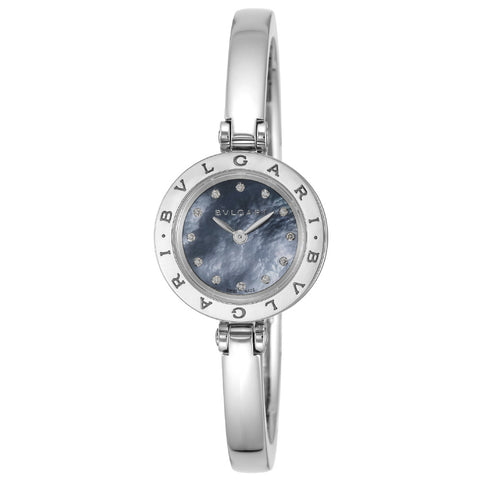BVLGARI BZ23BSS12S B-ZERO1 Collection Elegant Blue Dial Stainless Steel Case 2-Year Warranty