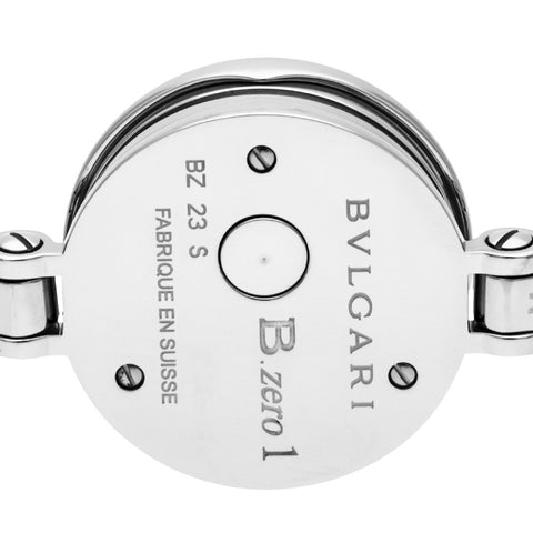 BVLGARI BZ23BSS12S B-ZERO1 Collection Elegant Blue Dial Stainless Steel Case 2-Year Warranty