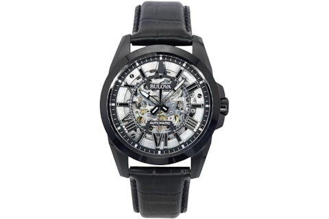 BULOVA 98A304 Classic Men's Watch with Stainless Steel Case, Elegant Silver Dial, Water Resistant Design and Reliable Quartz Movement