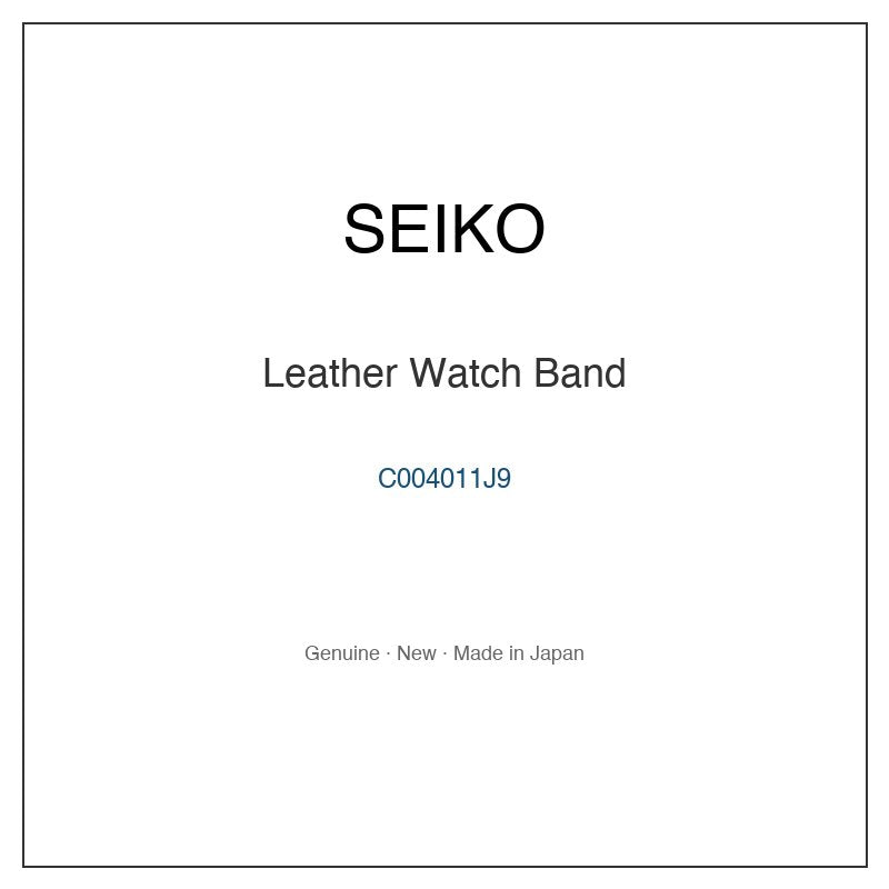 SEIKO C004011J9 Watch Parts