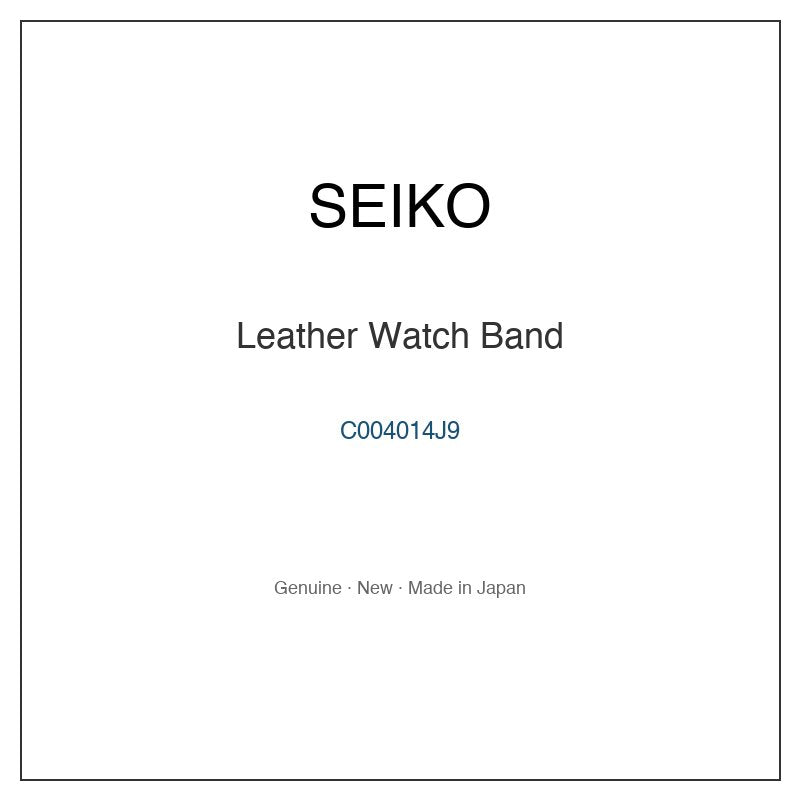 SEIKO C004014J9 Watch Parts