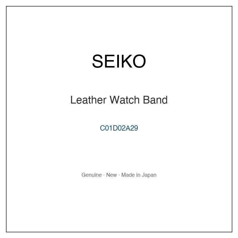 SEIKO C01D02A29 Watch Parts