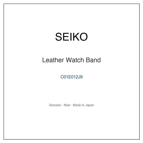 SEIKO C01E012J9 Watch Parts