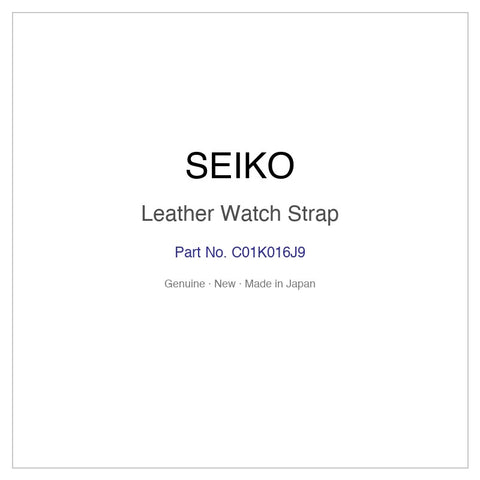 SEIKO C01K016J9 Leather Watch Strap for SBGC235 and More Models