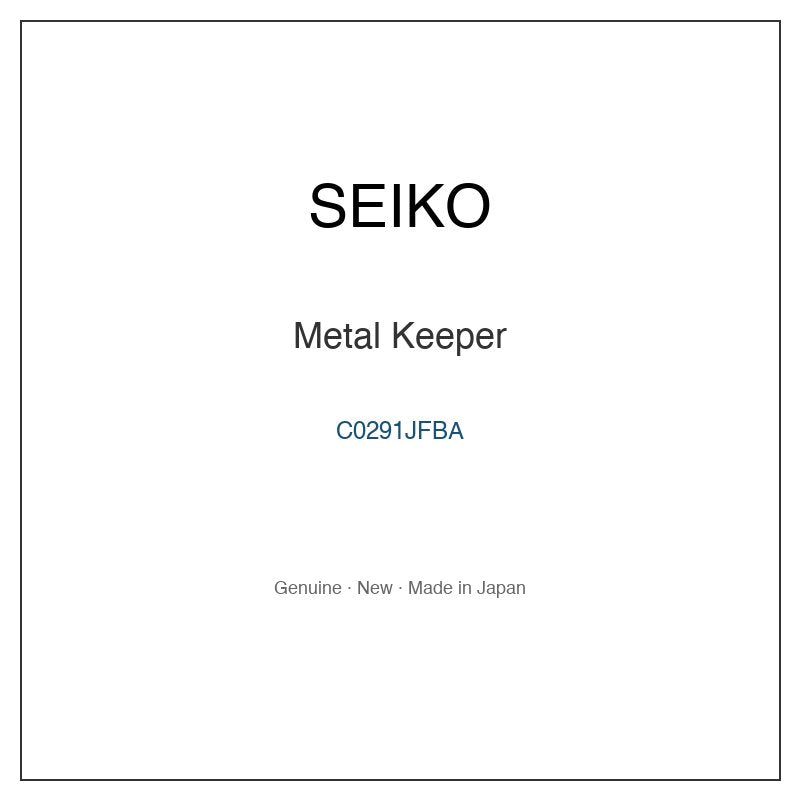 SEIKO C0291JFBA Watch Parts