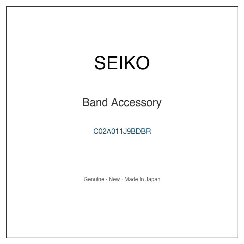 SEIKO C02A011J9BDBR Watch Parts
