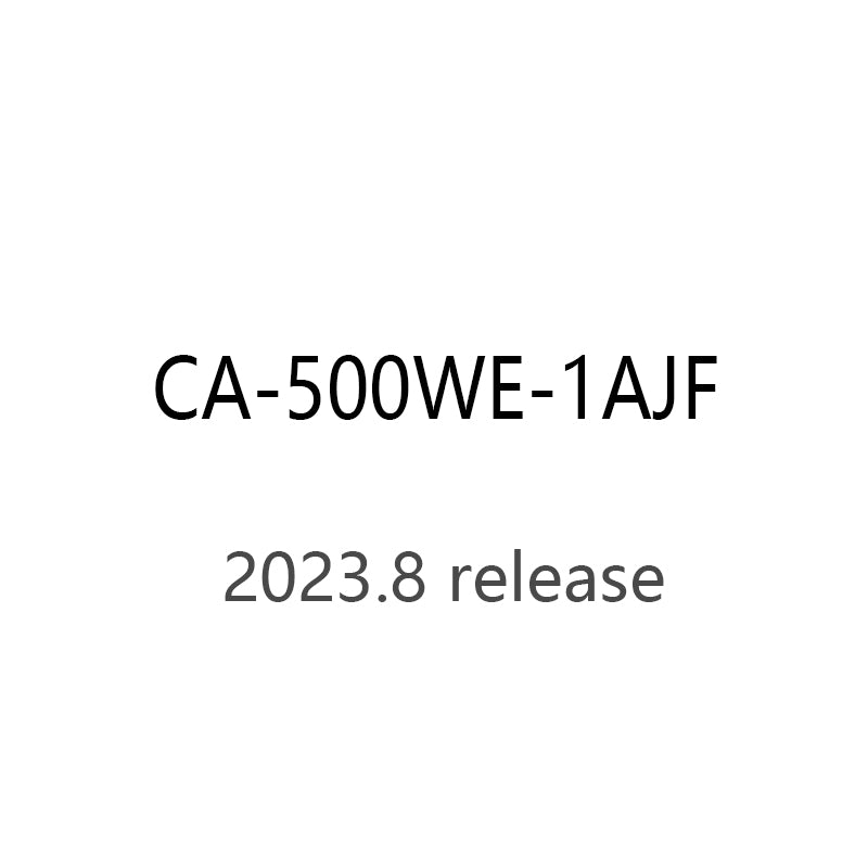 CASIO CA-500WE-1AJF CA-500WE-1A long life battery life waterproof watch 2023.8released - IPPO JAPAN WATCH 