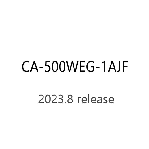 CASIO CA-500WEG-1AJF CA-500WEG-1A long life battery life waterproof watch 2023.8released - IPPO JAPAN WATCH 