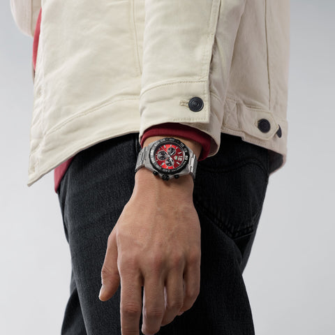 IPPO JAPAN WATCH CAZ101AN.BA0842 Watch - 2 Stylish Chronograph Design Stainless Steel Case Water Resistant Swiss Movement (Im