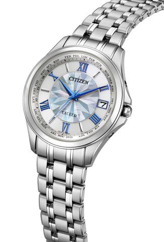 CITIZEN CB108052W Limited 400 Pieces Exceed Eco-Drive Solar Radio Controlled Direct Flight Pair Model