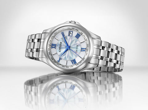 CITIZEN CB108052W Limited 400 Pieces Exceed Eco-Drive Solar Radio Controlled Direct Flight Pair Model