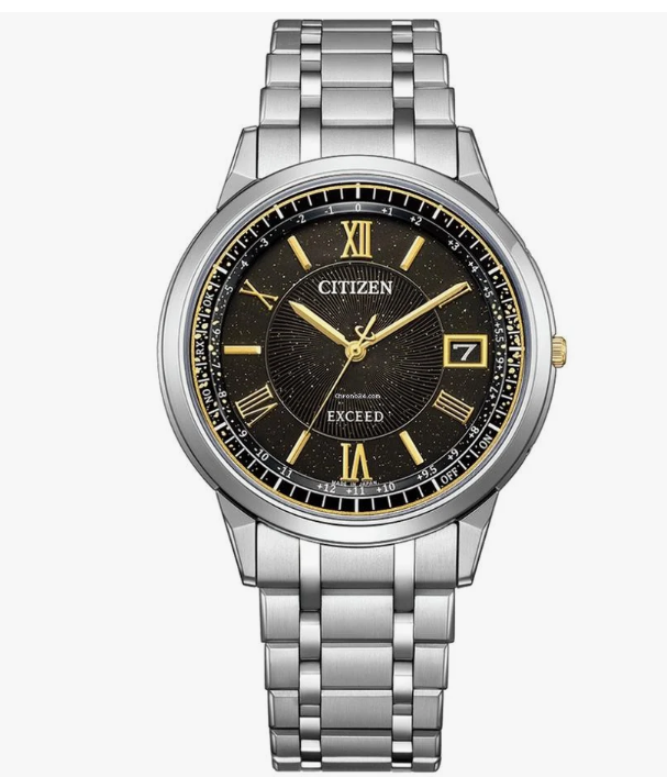 稼働 CITIZEN Eco-Drive ローマン文字盤 デイデイト カジュアル CITIZEN CB1144-60E Men's EXCEED Eco-Drive Radio Controlle | IPPO