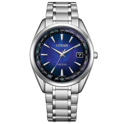 Citizen Men's Watch EXCEED UNITE with BLUE Eco-Drive Radio-Controlled Direct Flight CB1150-75L