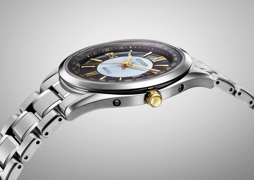 Citizen Men's Watch EXCEED Eco-Drive Solar Powered Radio