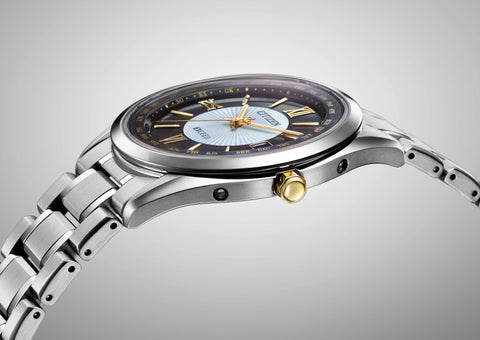 Citizen Men's Watch EXCEED Eco-Drive Solar Powered Radio-Controlled Direct Flight Slim Limited Model CB1154-66W