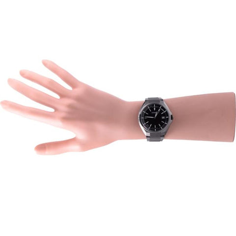 Citizen Men's ATTESA Black Titanium Series Eco-Drive Radio