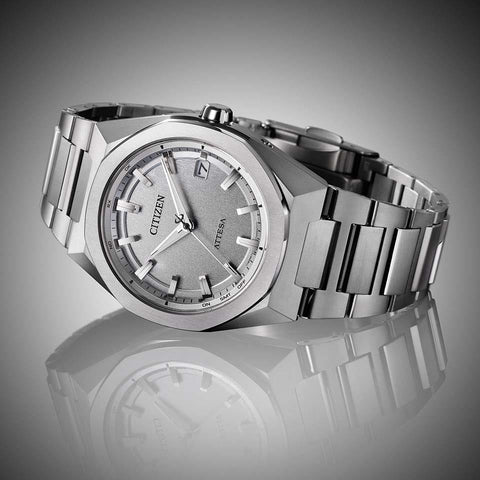 Citizen CB3040-56H Quartz ATTESA analog Eco-Drive solar radio Titanium strap watch 2026.3.12 release