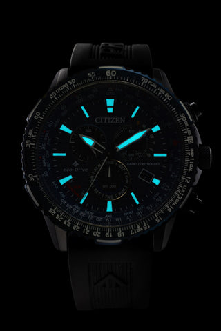 CITIZEN CB5006-02L Watch - Men's PROMASTER Eco-Drive Radio-Controlled Watch - Direct Flight SKY Series (Image 8)