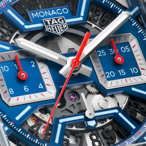 TAG Heuer CBL2182.FT6235 Watch - Swiss Automatic Chronograph Black Rubber Strap 100m Water Resistance Luxury Design