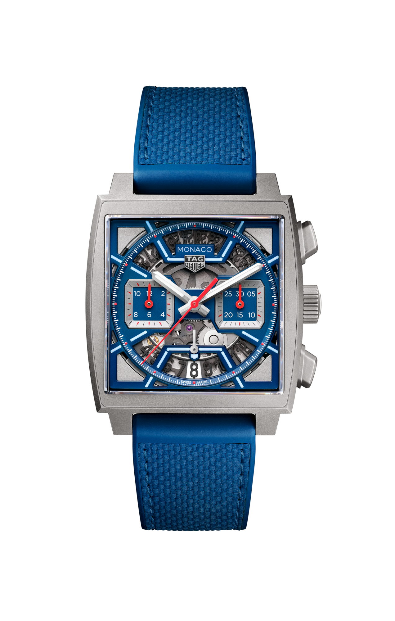 TAG Heuer CBL2182.FT6235 Watch - Swiss Automatic Chronograph Black Rubber Strap 100m Water Resistance Luxury Design (Image 5)