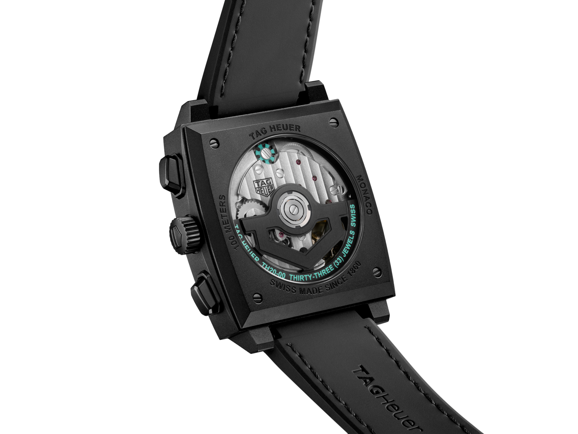 TAG Heuer CBL2184.FT6236 Watch - Swiss Automatic Chronograph Black Rubber Strap Sapphire Crystal Water Resistant 300m (Image 