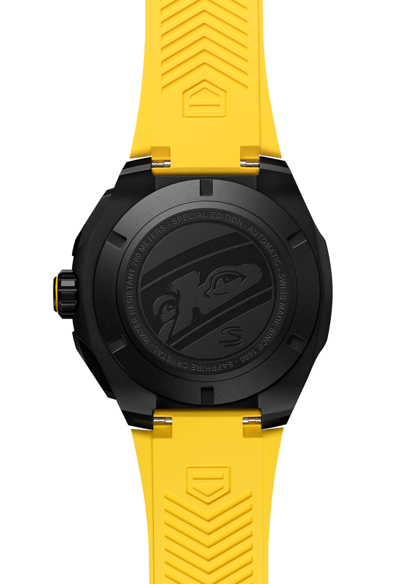 TAG Heuer CBZ2081.FT8092 Watch - Swiss Quartz Movement Water Resistant 200m Black Rubber Strap Classic Design