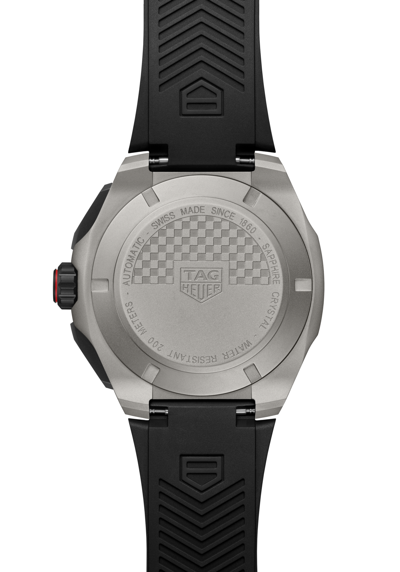 TAG Heuer CBZ2082.FT8096 Watch - Swiss Automatic Chronograph 300m Water Resistant Black Rubber Strap (Image 2)