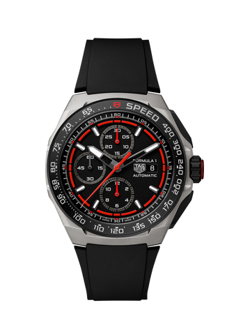 TAG Heuer CBZ2082.FT8096 Watch - Swiss Automatic Chronograph 300m Water Resistant Black Rubber Strap (Image 5)