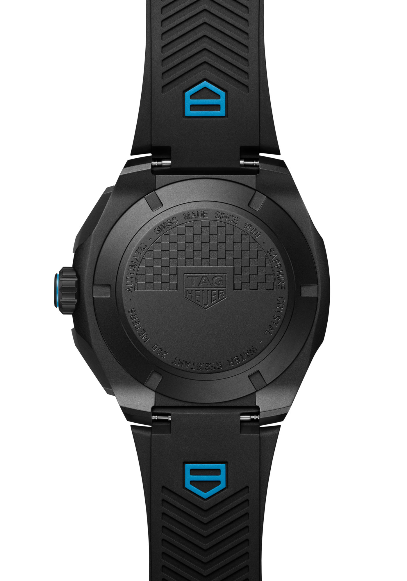 TAG Heuer CBZ2084.FT8097 Watch - Swiss Automatic Movement 300m Water Resistance Black Rubber Strap Elegant Design (Image 2)