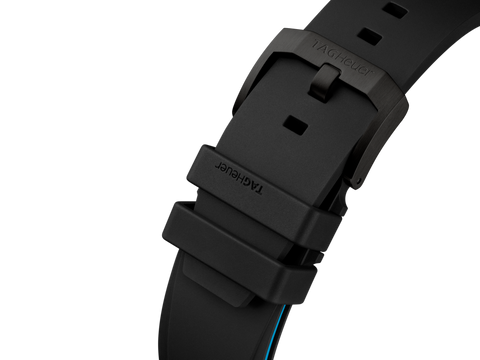 TAG Heuer CBZ2084.FT8097 Watch - Swiss Automatic Movement 300m Water Resistance Black Rubber Strap Elegant Design (Image 4)