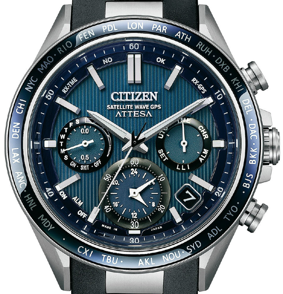 Citizen Men's Watch ATTESA ACT Line Eco-Drive GPS Satellite Radio