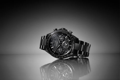 Citizen Men's ATTESA ACT Line Black Titanium Series Eco-Drive GPS Satellite Watch, Double Direct Flight CC4055-65E