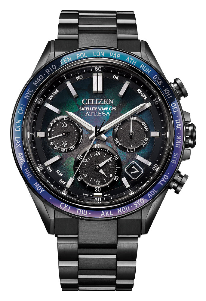 Citizen CC4057-60E Attesa titanium GPS solar radio limited edition