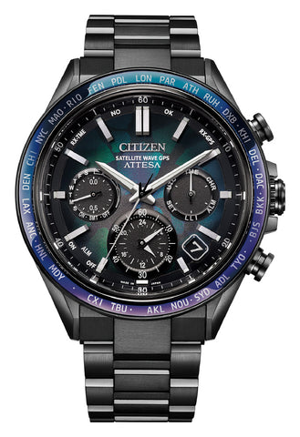 Citizen CC4057-60E Attesa titanium GPS solar radio limited edition