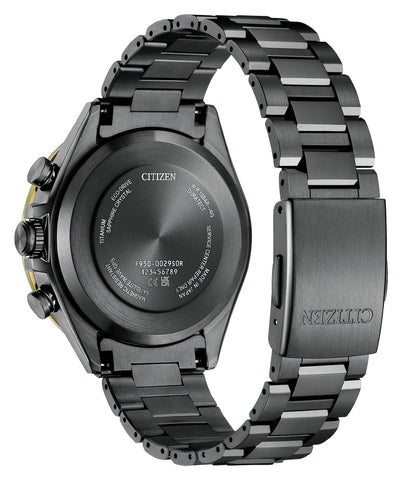CITIZEN CC4078-51E Limited Edition Eco-Drive GPS Solar Black Titanium 50th Anniversary Lightweight Design