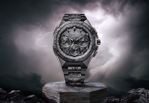 CITIZEN CC410780H Limited Edition Eco-Drive GPS Satellite Timekeeping Solar Power Double Direct Flight Crystal Octagon