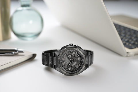 CITIZEN CC410780H Limited Edition Eco-Drive GPS Satellite Timekeeping Solar Power Double Direct Flight Crystal Octagon