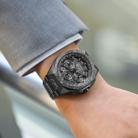 CITIZEN CC410780H Limited Edition Eco-Drive GPS Satellite Timekeeping Solar Power Double Direct Flight Crystal Octagon