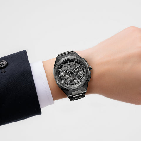 CITIZEN CC410780H Limited Edition Eco-Drive GPS Satellite Timekeeping Solar Power Double Direct Flight Crystal Octagon