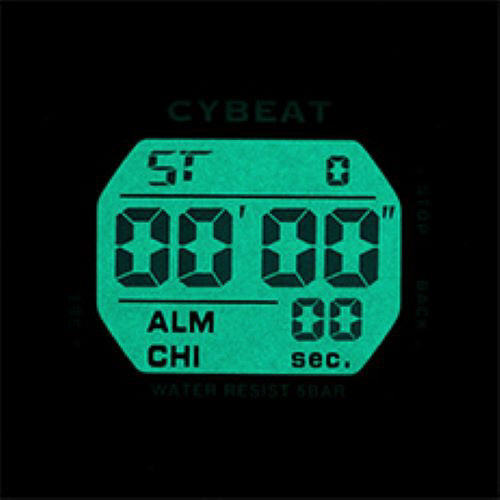 IPPO JAPAN WATCH CD2C0010-BE Watch - E CYBEAT Digital Watch 5ATM Water Resistant Beige Stylish Design Durable Build (Image 2)