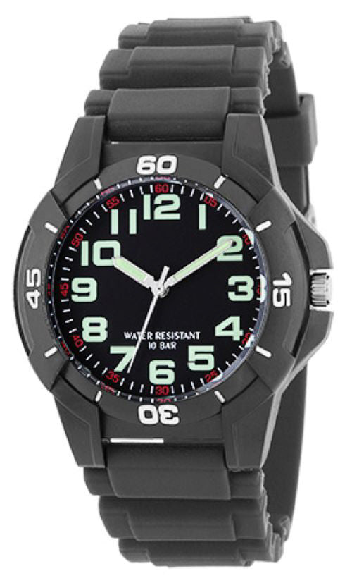 Sun Flame CF2A0001-BK Watch - Men's Watch 10 ATM Water Resistant Outdoor Style Black Dial Durable Design