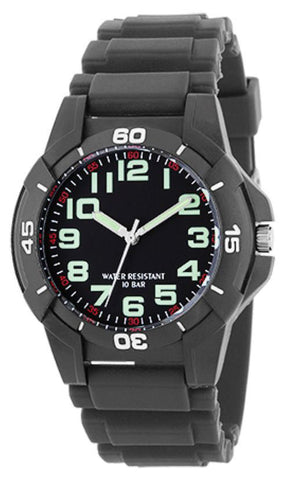 Sun Flame CF2A0001-BK Watch - Men's Watch 10 ATM Water Resistant Outdoor Style Black Dial Durable Design