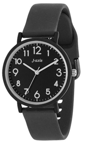 OTHER CF2D0006-BK Watch - Stylish Women's Watch Pastel Colors Silicone Rubber Band Water Resistant Lightweight Design