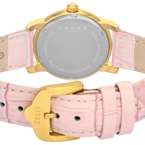 CR903802 CROSS Elegant Design Water Resistant Quartz Movement Durable Stainless Steel Band