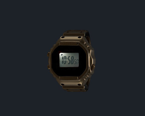 CASIO CRW-001G-9JR Elegant Gold Design Unique Ring Style Quartz Movement Water Resistant