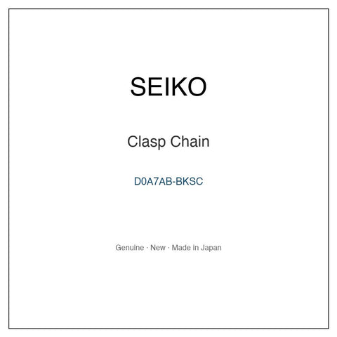 SEIKO D0A7AB-BKSC Watch Parts