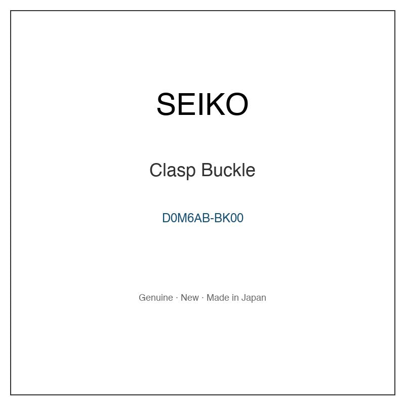 SEIKO D0M6AB-BK00 Watch Parts