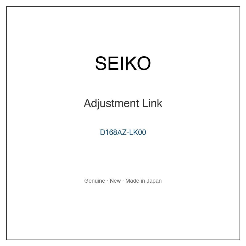 SEIKO D168AZ-LK00 Watch Parts