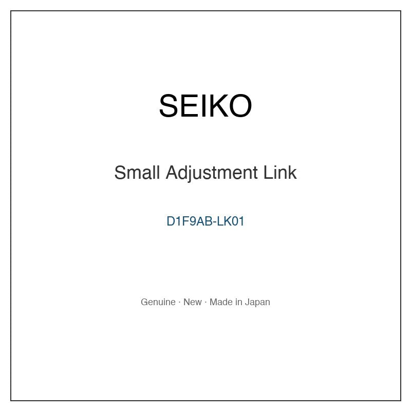 SEIKO D1F9AB-LK01 Watch Parts
