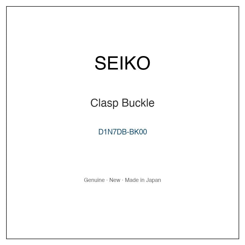 SEIKO D1N7DB-BK00 Watch Parts